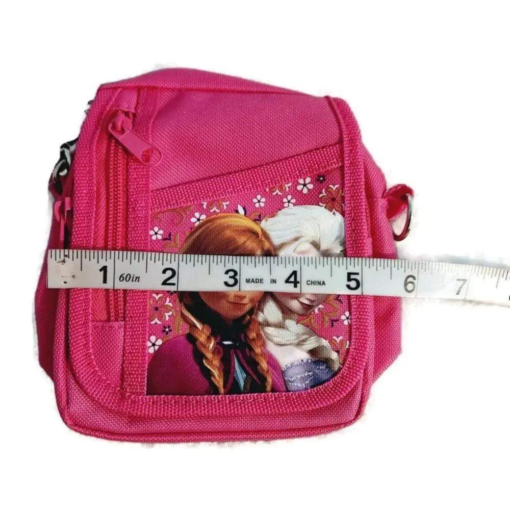 Disney Frozen Girl's Pink Mini Dual Purpose Fanny Pack Crossbody Bag